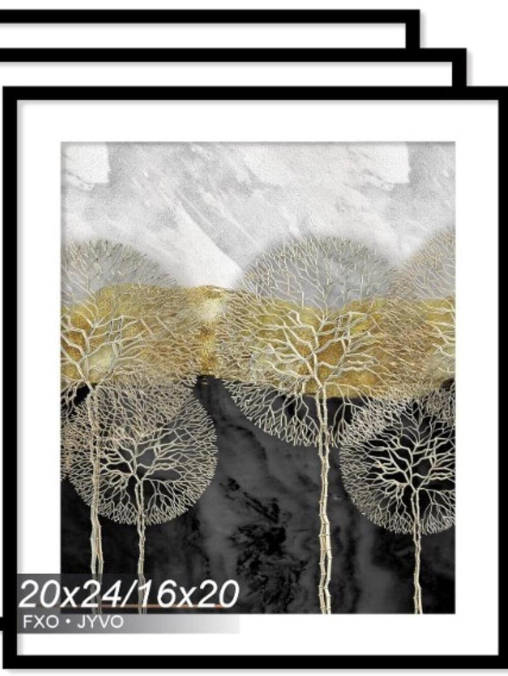 *3 PACK 20X24 WALL FRAMES-BLACK